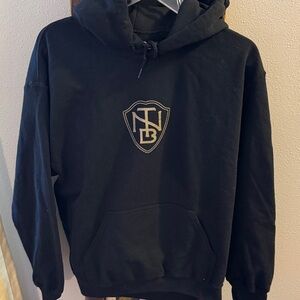 NEEDTOBREATHE Black Hoodie with Gold Logo